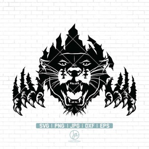 Panther Claws Scratch SVG | Panther SVG | Panther Claw Mark Svg | Wild Animals Svg | Svg Files for Cricut and Silhouette | Png Jpg Dxf Eps