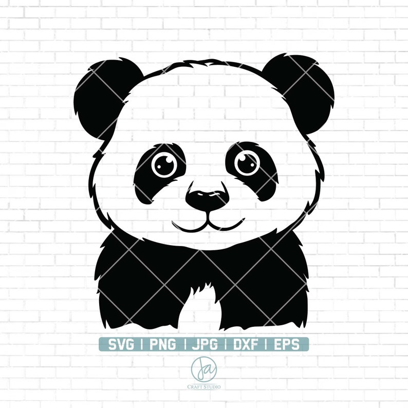 Cute Panda Svg Panda Svg Cute Animal Svg Baby Panda Svg - Etsy