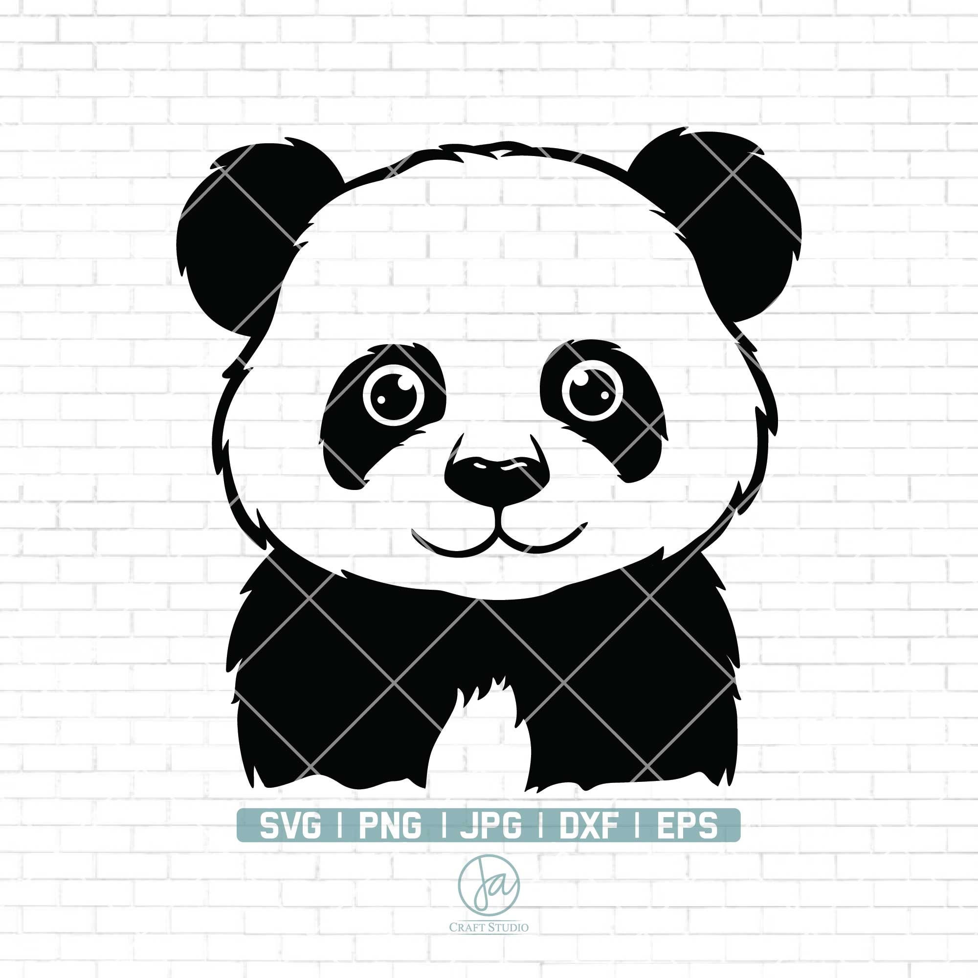 Cute Panda Svg Panda Svg Cute Animal Svg Baby Panda Svg - Etsy