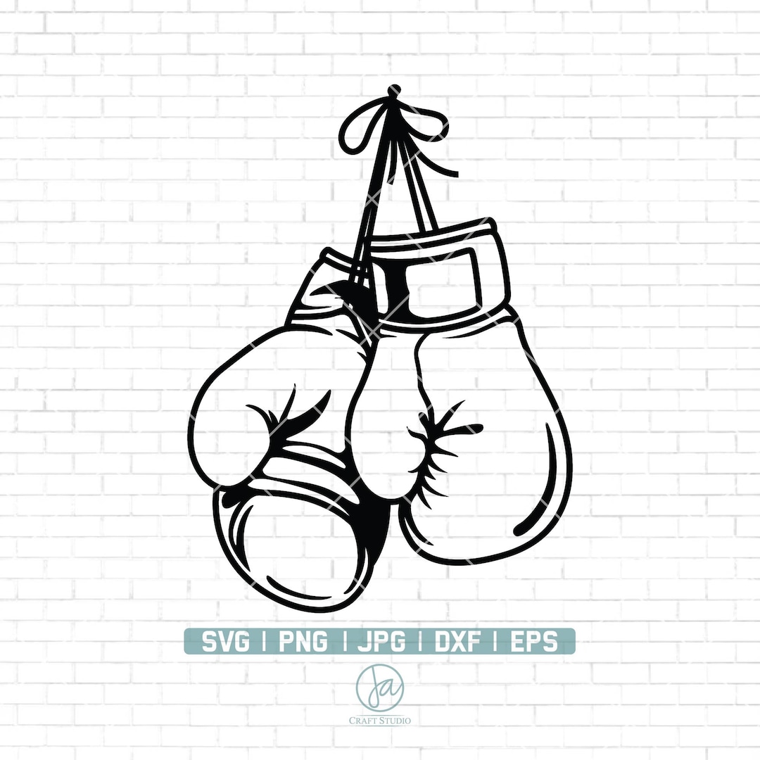 Boxing Gloves Svg File | Boxing Gloves Clipart | American Boxer Svg ...