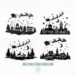 Christmas Svg Bundle | Christmas Svg | Christmas Scene Svg | Merry Christmas Svg | Kids Christmas Svg | Christmas Santa Svg | PNG DXF EPS