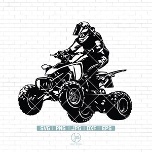 ATV Svg | 4 Wheeler Svg File | Atv Clipart | Quad Riding Svg | Four Wheeler Svg | Offroad Svg | Mud Riding Svg | Dirt Riding Svg | Atv Png
