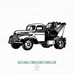 Tow Truck Svg 2 | Tow Truck Clipart | Tow Truck Driver svg | Truck Svg | Tow Truck Shirt | Truck Driver Shirt | Cutting Files | Png Dxf Eps