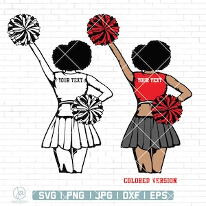 Pom-pom girl SVG | Cheerleading SVG | Personnaliser la joie du lycée | Bravo danse Svg | Bravo maman svg | Personnalisez l’équipe Cheer | Png Jpg Eps