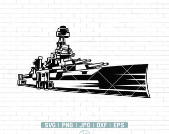 navio de guerra SVG | Navio de guerra SVG | Destruidor SVG | Navio de transporte de barco blindado da Marinha | Arquivos SVG de navio de batalha para Cricut | Digital Png Dxf Eps
