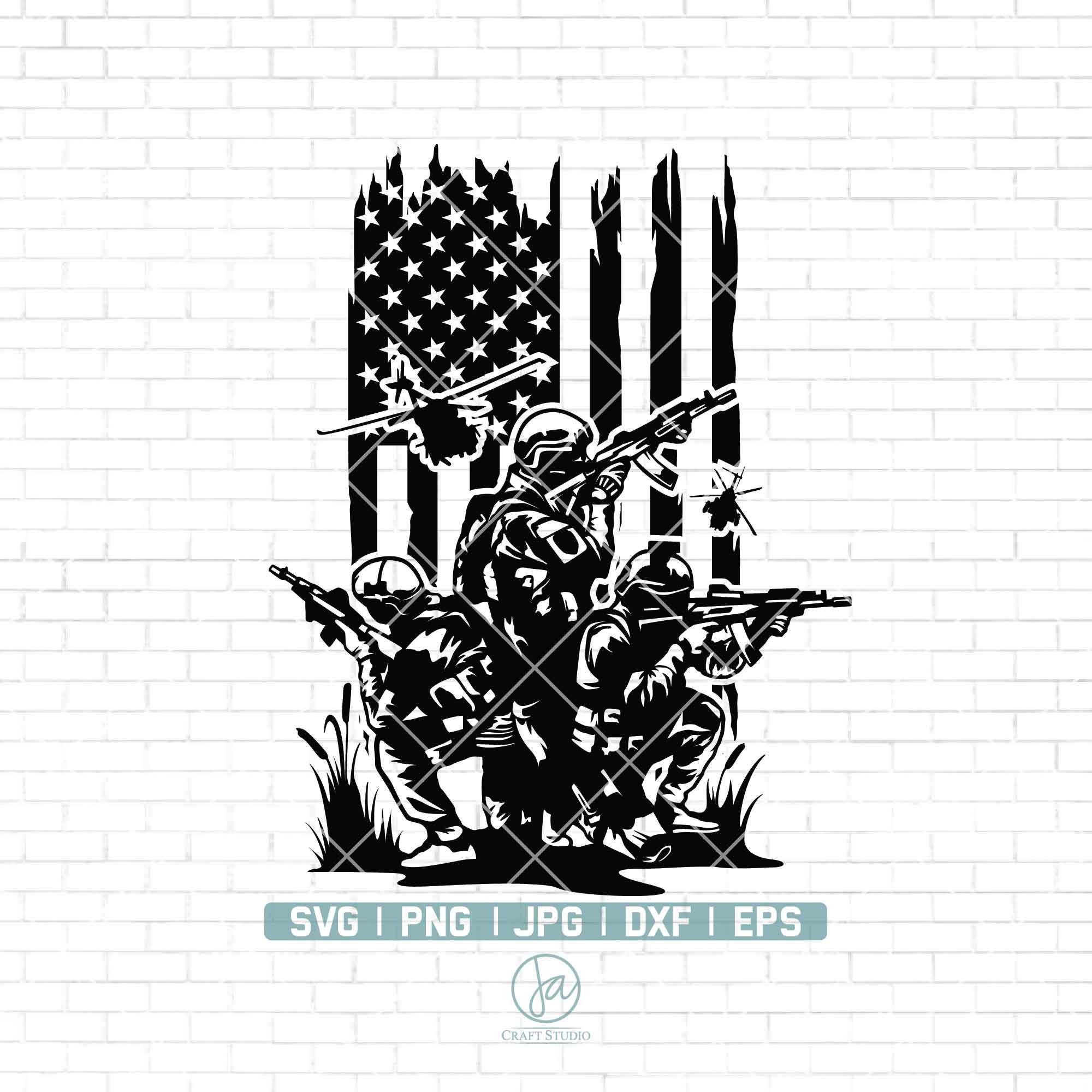 US Soldier Svg | American Troops Svg | United States Military Svg | US ...