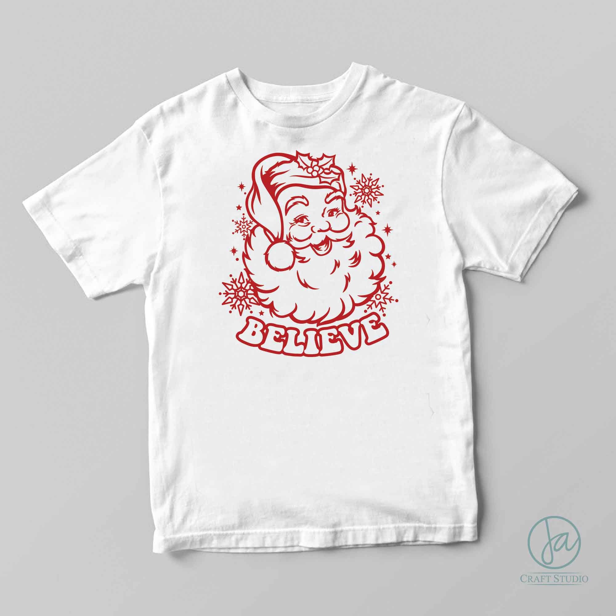 Santa Claus Svg Png | Believe Svg | Christmas Santa Svg | Santa Png ...