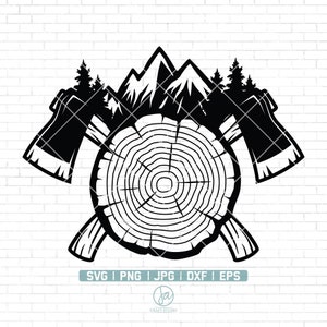 Bûcheron Axe svg | Bûcheron svg | Bois svg | Coupe-bois svg | Journalisation svg | bûcheron Clipart | Lumberjack Svg Fichiers pour Cricut
