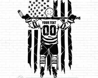 Hockey Player Svg | Personalized Name | Male Hockey Player | Hockey Shirt Svg | Goalie Clipart | Hockey Png | Hockey Dad Svg | Png Dxf Eps