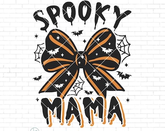 Spooky Mama Svg Png, Retro Halloween Shirt, Halloween Mom Svg, Halloween Mama Svg, Spooky Season, Spooky vibes Svg, Fall Png, Cricut