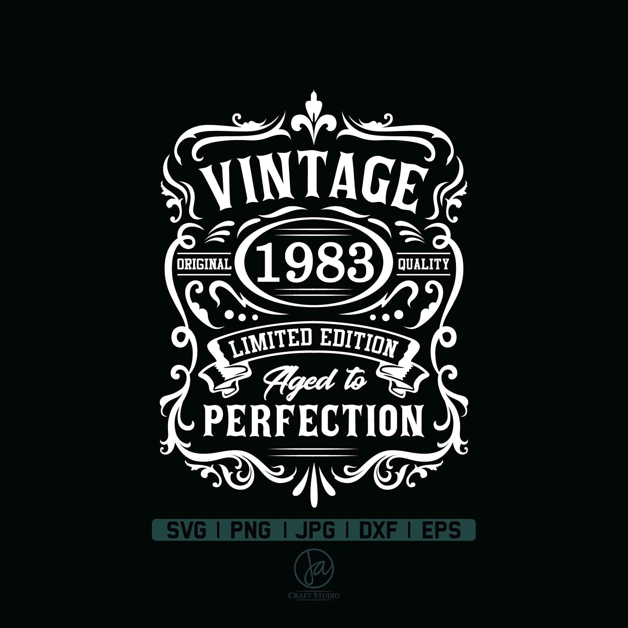 40 cumpleaños Svg / 40 cumpleaños camisa / Vintage 1983 Svg / - Etsy México