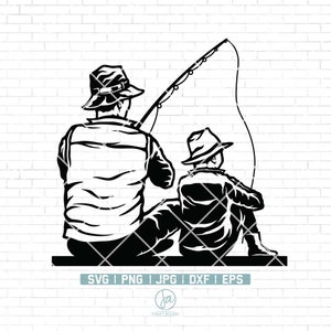 Fishing Father and Son Svg | Like father like son svg | Fishing Svg | Fishing Shirt | Dad and Son Svg | Dad Life Svg | Reel Cool Dad Svg