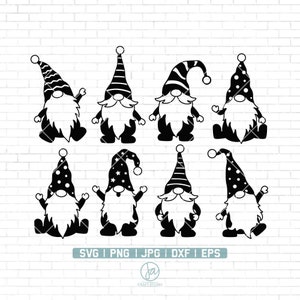 Gnome Bundle SVG | Gnomies SVG | Christmas Gnomes Svg | Little Gnomes SVG | Christmas Svg | Winter Holiday | Christmas Shirt | Png Dxf Eps
