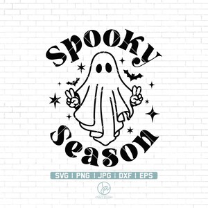 Gruselige Saison SVG PNG | Halloween SVG | Spooky Babe Svg | Gespenst Svg | Gruseliger Svg | Gruselige Saison Clipart | Halloween Shirt Svg | Vektor Dxf