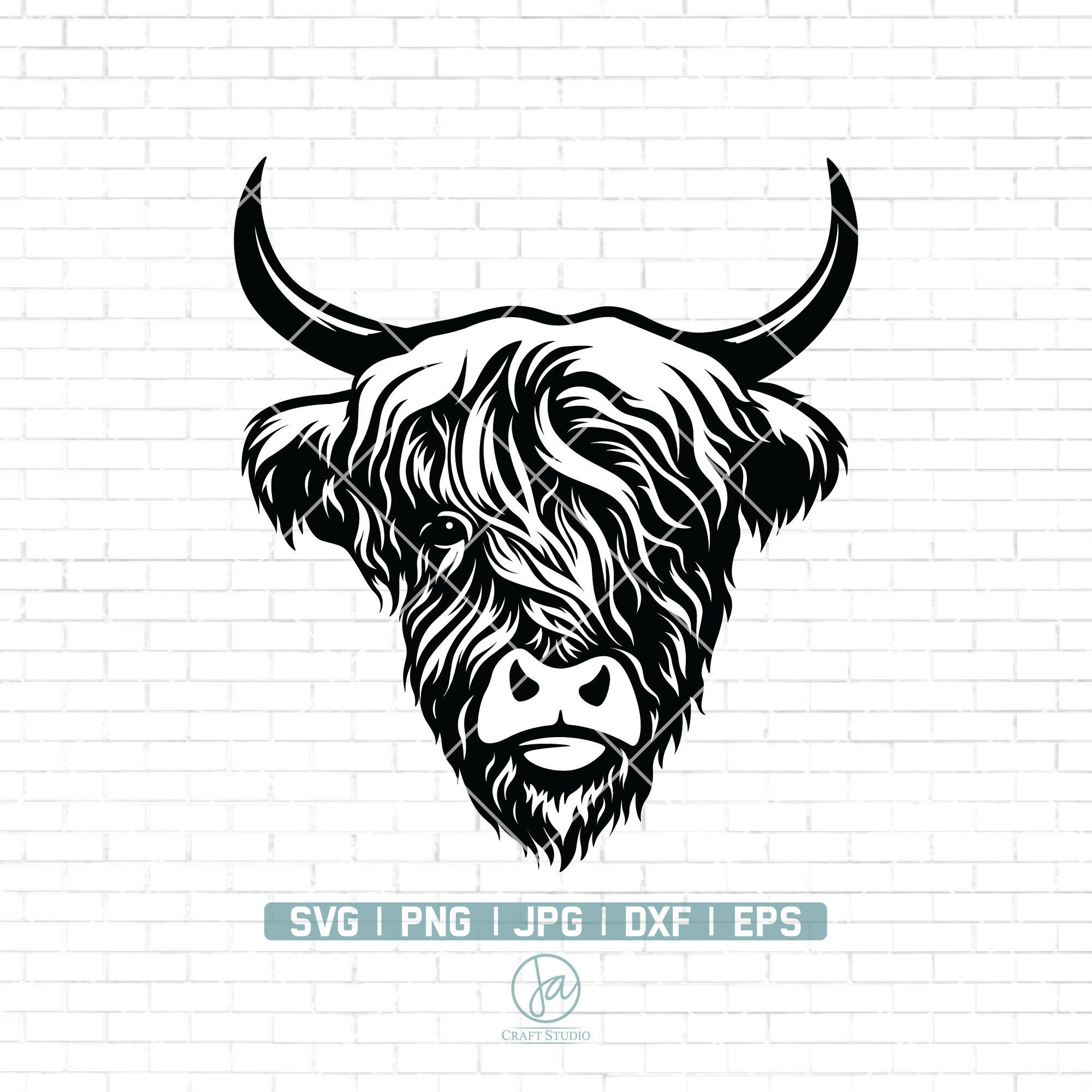 Free Free 208 Simple Highland Cow Svg SVG PNG EPS DXF File