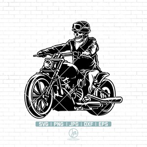 Motorbiker Skull Svg | Biker Skull Svg | biker Clipart | Skull Clipart | Biker Svg | Biker Shirt | American Biker | Motorbike svg |Biker Png