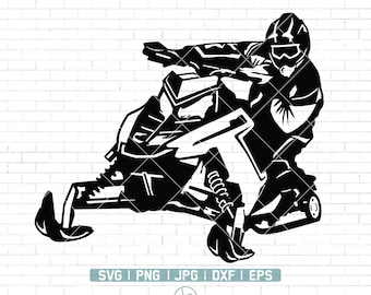 Snowmobile Rider SVG | Winter SVG | Snowmobiler Svg | Snowmobile Shirt | Snowmobile Svg Cut Files for Cricut and Silhouette |Png Jpg Eps Dxf