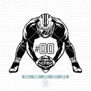 Customized Football Player svg | American Football Svg | Football Name svg | Football Team | Football Season | Sublimation Designs | Png Dxf