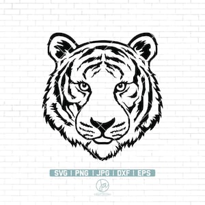 Tiger Head SVG | Tiger Svg | Wild Animals Svg | Cute Tiger Svg | Tiger Cut Files | Tiger Png | Tiger Face Svg | Zoo Clipart | Tiger Shirt
