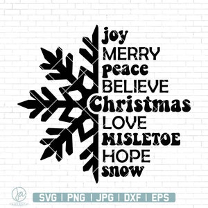 Christmas SVG | Snowflake SVG | Christmas Shirt Svg | Merry Christmas SVG | Winter Svg | Svg File For Cricut | Sublimation Designs Downloads