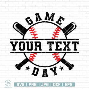 Game Day Baseball SVG, Baseball Shirt Svg, Baseball Season Svg, Baseball Mom Svg, Home Run Svg, Cut File For Cricut, Digital Download