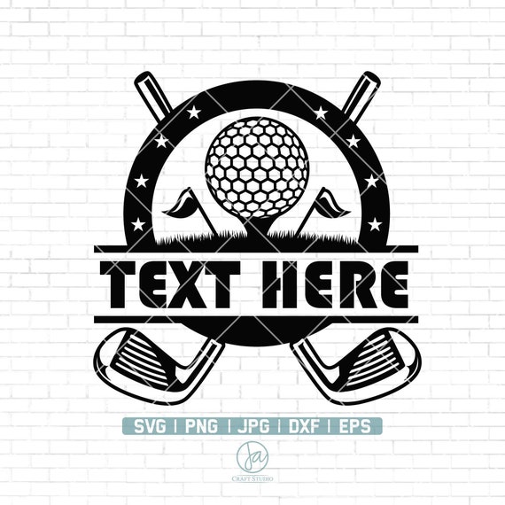 Golf Svg | Golf Name Frame Svg | Golf Clipart | Golf Ball Svg | Golf Cricut | Golf Vector | Golf Club Svg | Golfing Svg | Monogram Svg