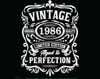 40th Birthday Svg | 40th Birthday Shirt | Vintage 1985 Svg | 1985 Aged to perfection | Aged to Perfection Svg | 40th Birthday Gift Idea