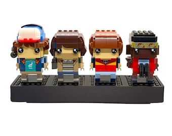3D-geprinte LEGO BRICK HEADZ zwevende plank. Aanpasbaar.