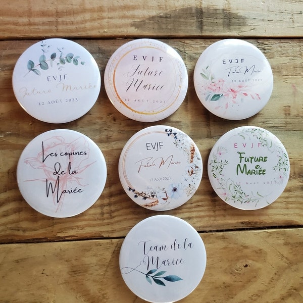 Badges evjf/evg/mariage etc...