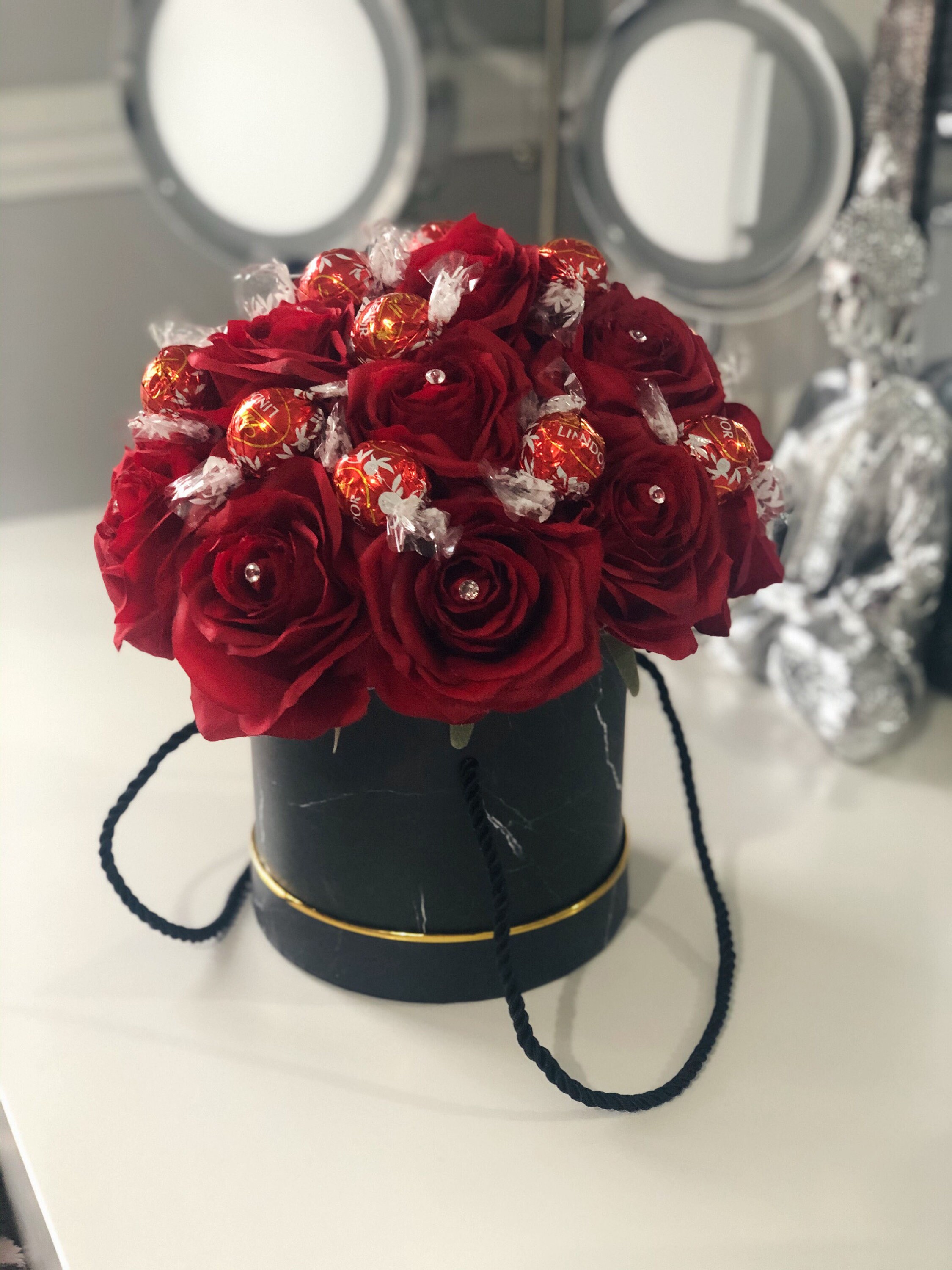 Rose Flower Box Etsy