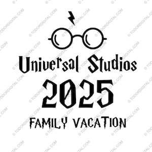 Archivo SVG de vacaciones familiares - Diseño SVG de vacaciones 2025 - Viaje familiar 2025 - Clipart de vacaciones mágicas - SVG para Cricut - SVG para Silhouette - SVG