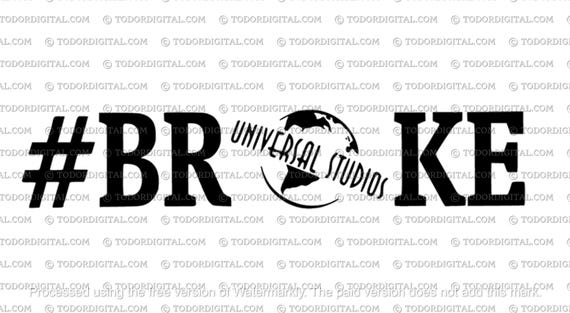 Broke Svg File - Broke Clipart - Family Vacation Svg - Magic Vacation Cut File - Spoiled Svg - Svg For Cricut - Svg For Silhouette - DXF-EPS