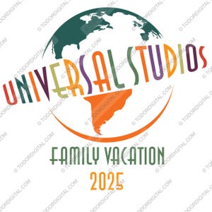 Archivo SVG de vacaciones familiares, diseño SVG de vacaciones 2025, imágenes prediseñadas de viaje familiar, gráficos vectoriales / diseño de vacaciones para familiares / regalo familiar