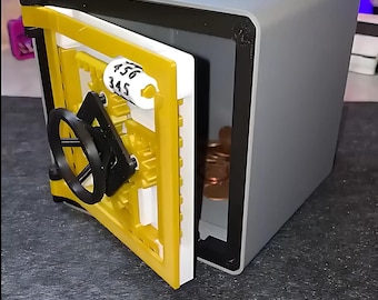 3D Printable Safe Box STL File: DIY Digital Lockbox Design (Digital Download)