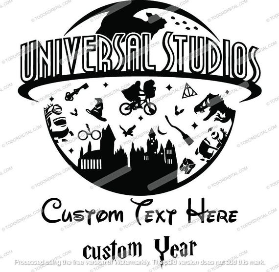 Universal Studios, Family Vacation Svg File, Vacation 2024 SVG design, Family Trip Clipart, Vector Graphics. - Custom Order