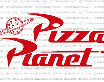 Pizza Planet SVG Cut File: Cartoon Characters (Digital Download)