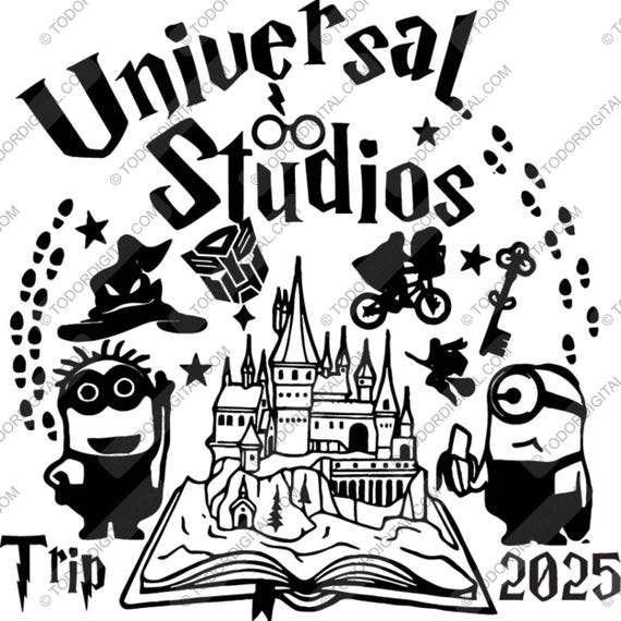 Universal Studios - Adventure Svg File - Adventure 2025 SVG design - Trip Clipart - Vector Graphics - Universal Studio svg -  2025 Trip Svg