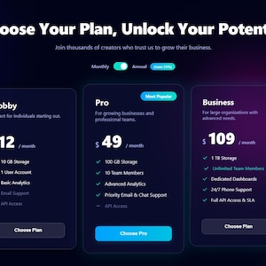 Aurora Glow Pricing Table — Premium HTML/CSS/JS Component, Glassmorphism, Responsive, Animated Gradient, No Framework, Clean Code