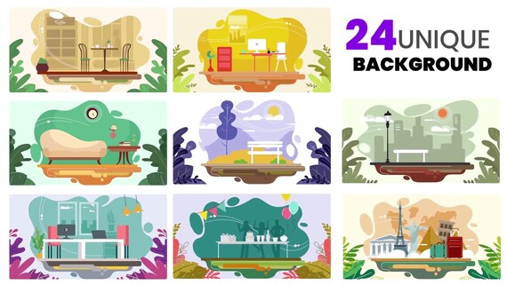 Cartoon animated story maker explainer toolkit for afret effects, make your story