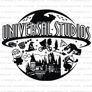 Universal Studios, Universal Studio SVG, Universal Studios Clipart, Universal Studios PNG, Universal Studios EPS, tipo de archivo Universal 6 / Ai