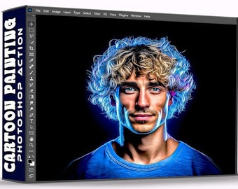 Cartoon Painting Photoshop Actions | Cartoon Action For Photo | Cartoon Effects Maker | Photo Cartoonizer | Cartoon VFX | Photoshop Actions
