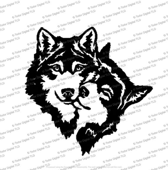 Wolfs Svg File - Wolves Clipart - Animals Svg - Wild Animals Cut File - Svg For Cricut - Svg For Silhouette