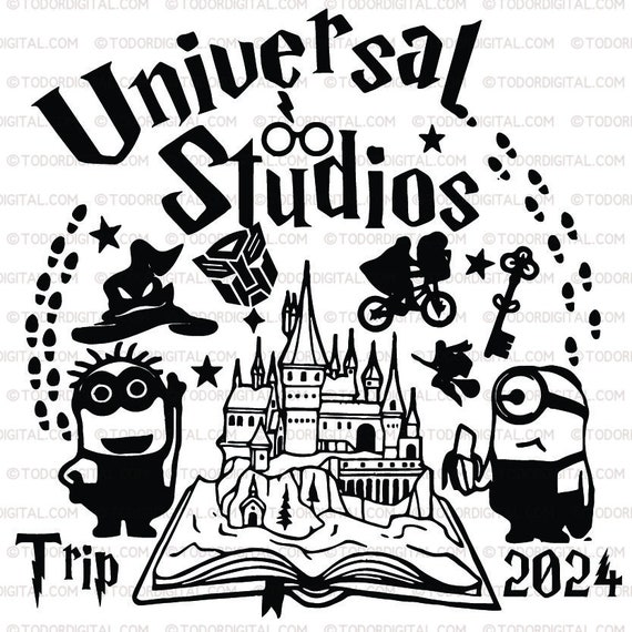 Universal Studios - Adventure Svg File - Adventure 2024 SVG design - Trip Clipart - Vector Graphics - Universal Studio svg -  2024 Trip Svg