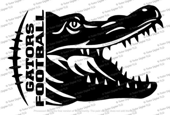 Cators Svg File - Football Svg - Football Clipart - Football Team Mascot Cut File - Svg For Cricut - Svg For Silhouette - DXF - EPS - PNG