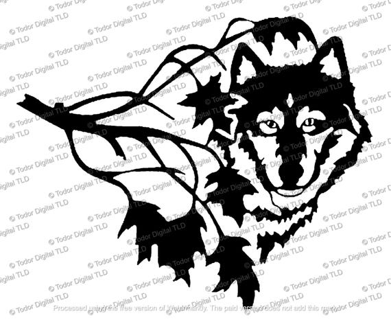 Wolf Svg File - Wolves Clipart - Wild Animals Svg - Animals Vector Graphics - Wolf Cut File - Svg For Cricut - Svg For Silhouette - DXF-EPS