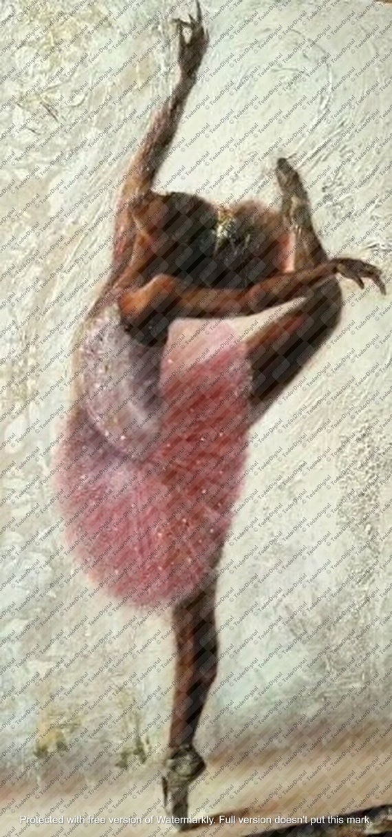 Balerina Cross Stitch Pattern - Balerina Art Cross Stitch - Black Art Decor - Black Girl Pattern - Little Black Balerina