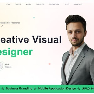 Avtandili - Plantilla HTML de cartera personal / Diseño de sitio web de cartera / Plantilla de sitio web de cartera / Plantilla HTML premium / Página de destino