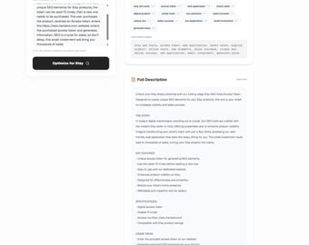 Etsy SEO Tools Access Token | Boost Sales (10 Uses) [Digital Product]