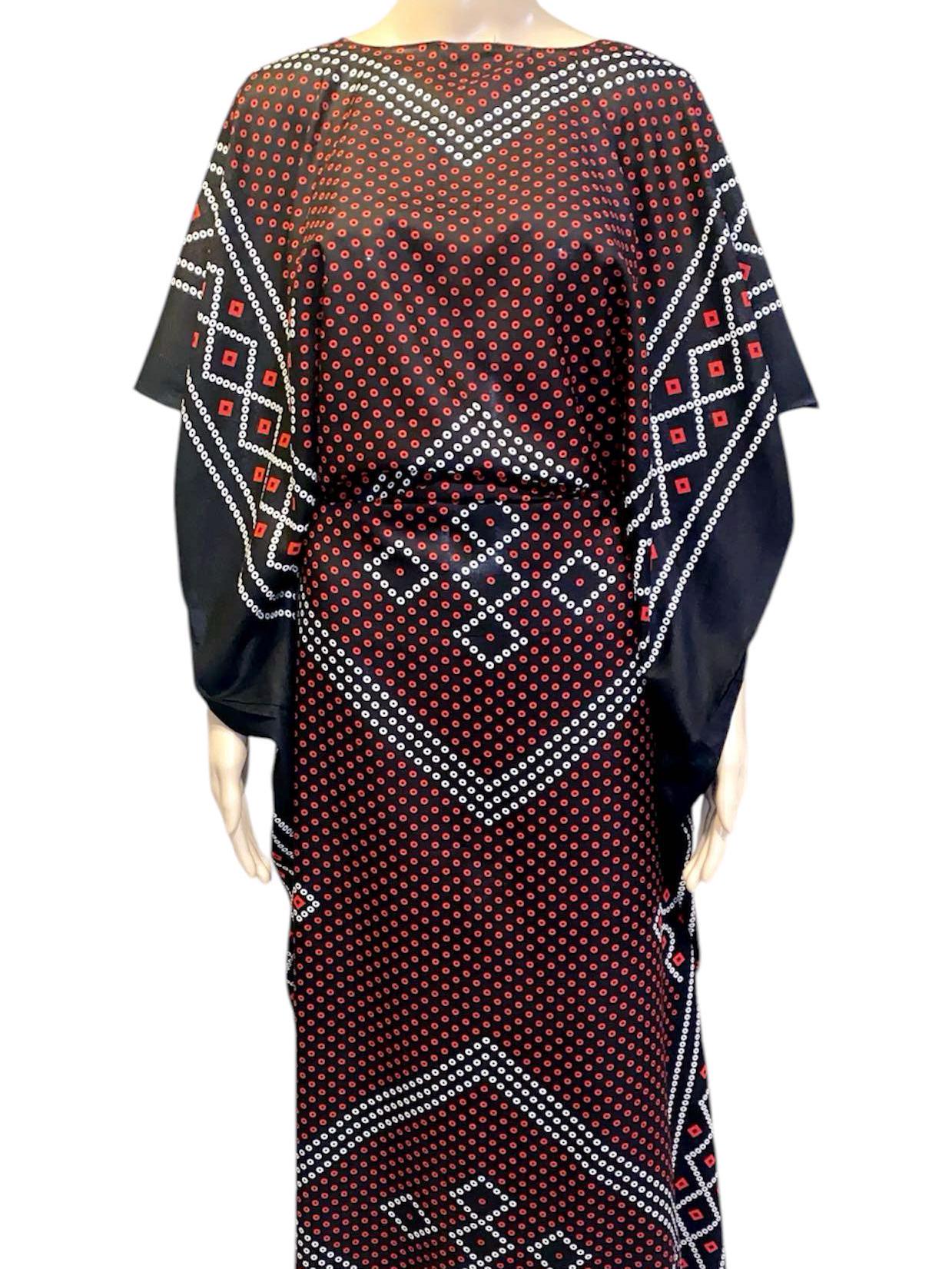 knee length dresses for ladies Traditional Somali Baati Home Dress  2 Colours Blue