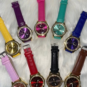 Colorful Bling Wrist Watch